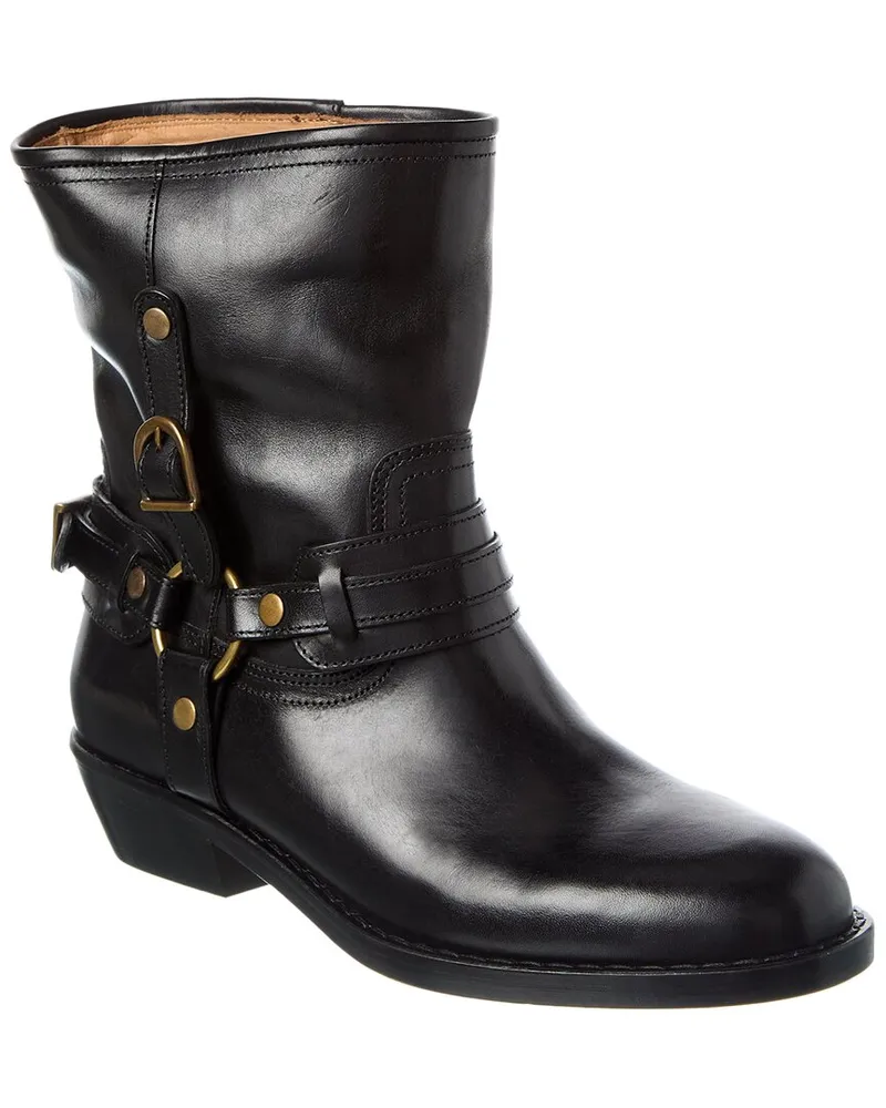 Isabel Marant Leather Boot Black