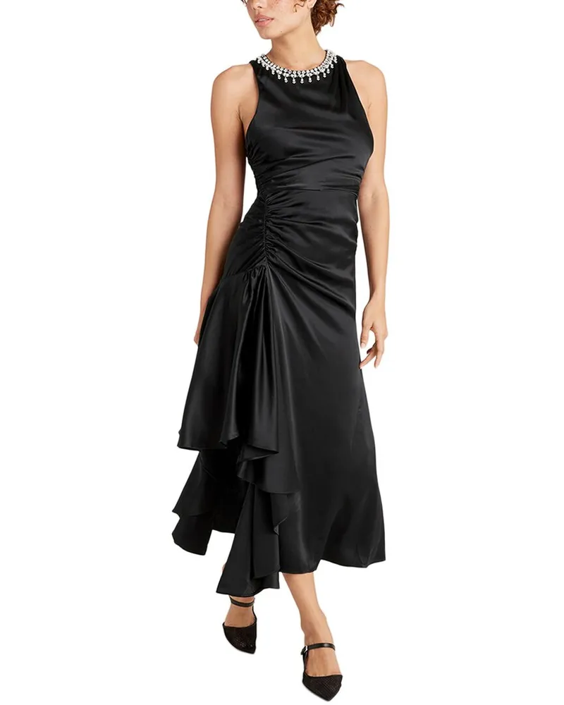 Cinq à Sept Georgie Silk Dress Black