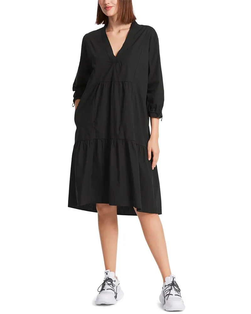Marc Cain 3/4 Sleeve Mini Dress Nocolor