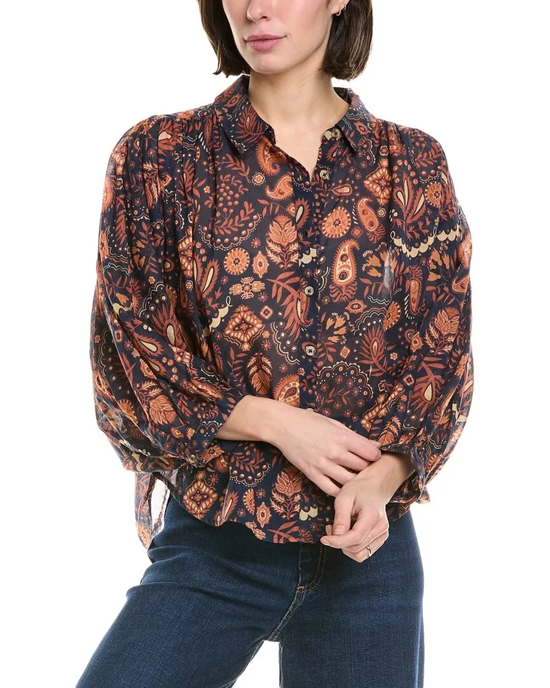 Mother Breeze Blouse Navy