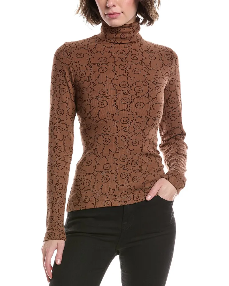Marimekko Emali Unikko Shirt Brown