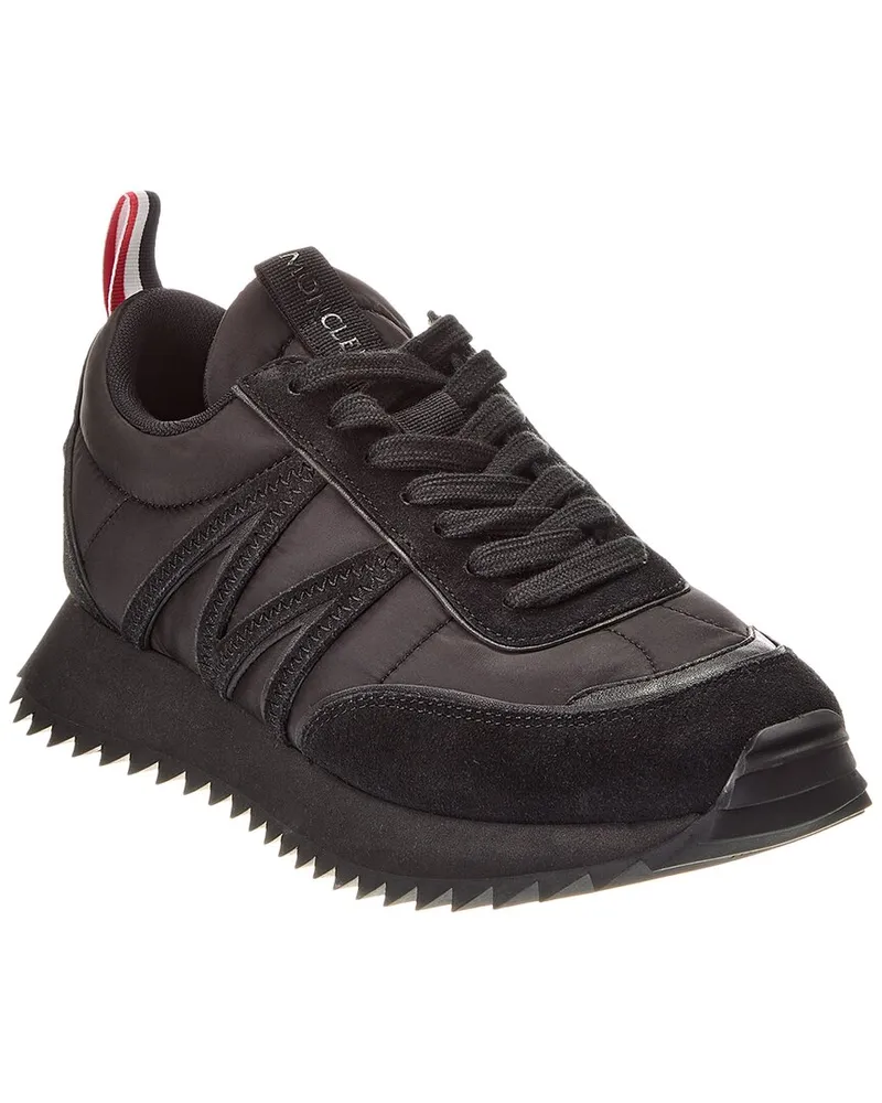 Moncler Pacey Suede Sneaker Black