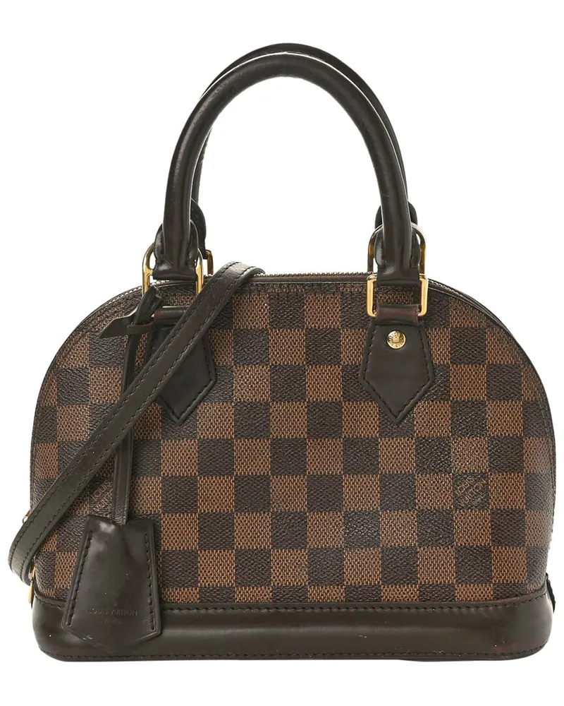 Louis Vuitton Brown Damier Ebene Coated Canvas Alma (Authentic Pre-Loved Nocolor
