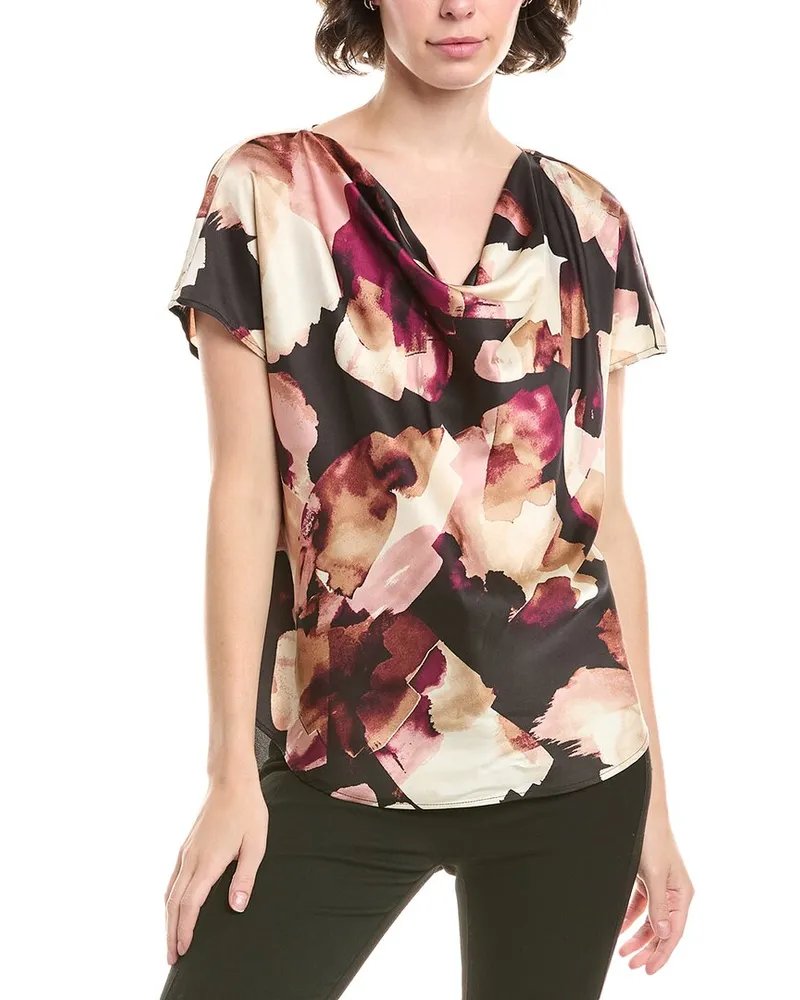 Anne Klein Printed Blouse Pink