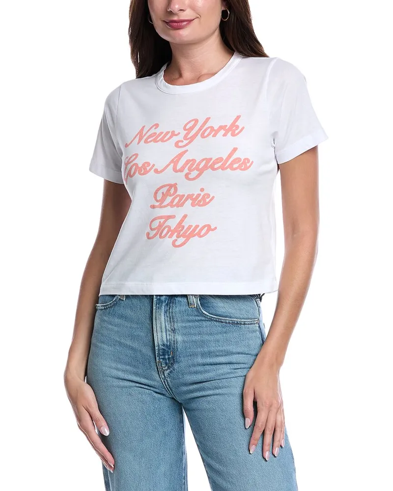 Chaser Cropped T-Shirt White