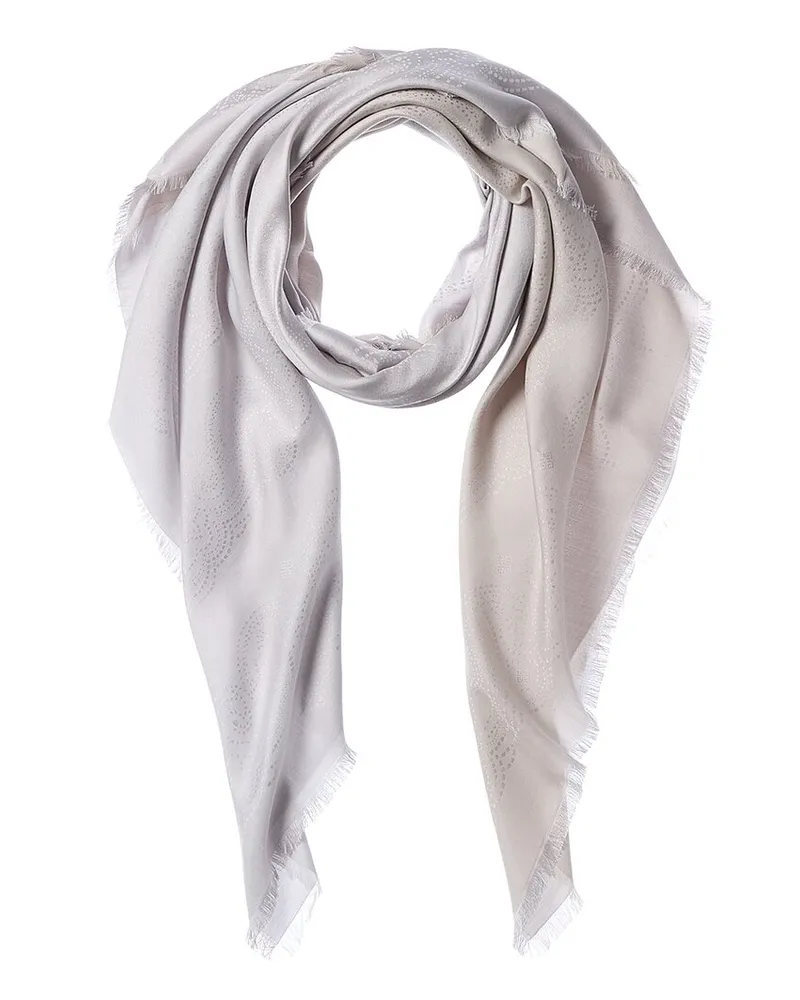 Givenchy Silk-Blend Scarf Grey