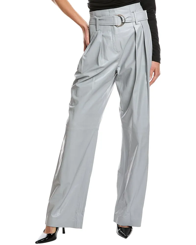 IRO Adica Leather Pant Grey