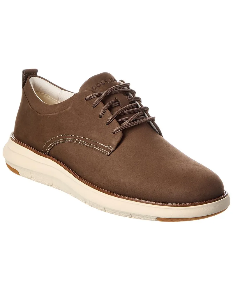 COLE HAAN Grand Remix OX Leather Sneaker Brown