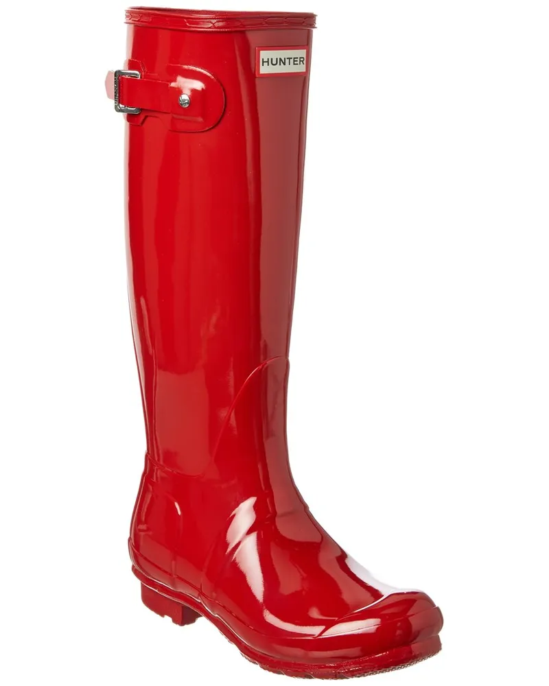 Hunter Women's Original Tall Gloss Boot Red