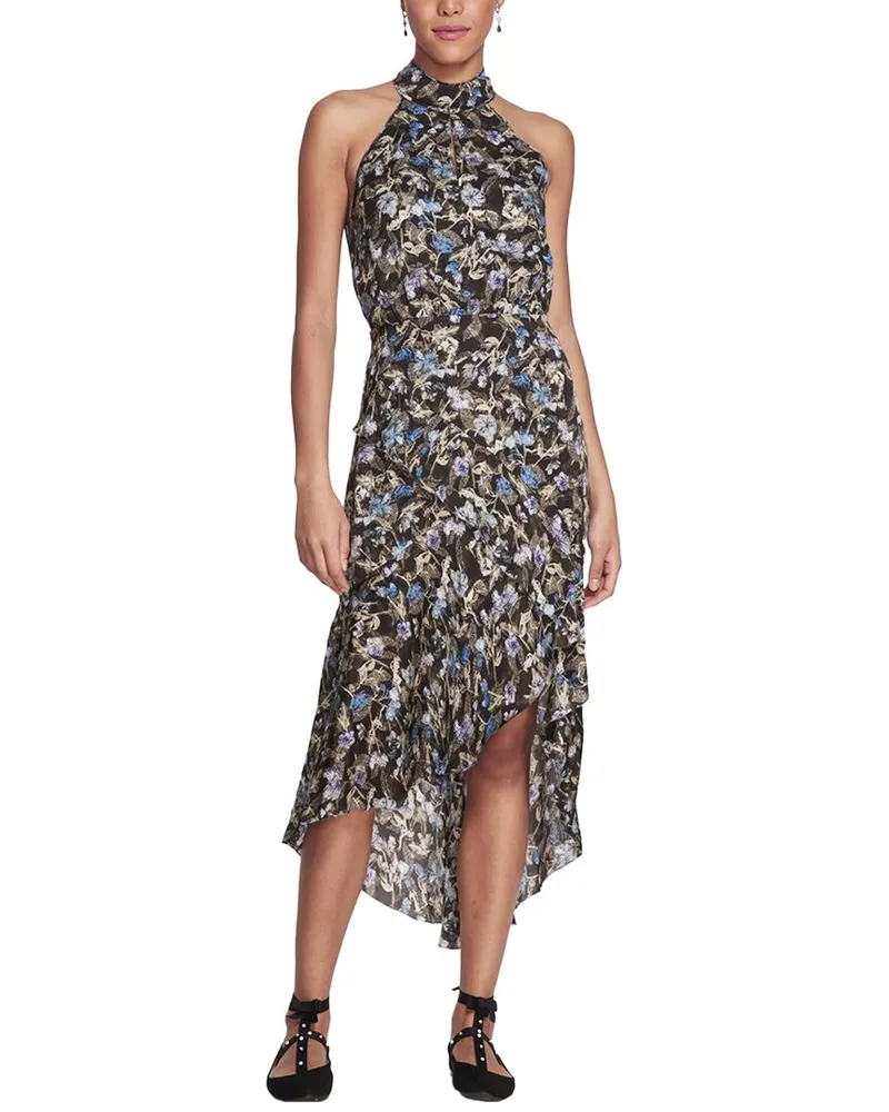 Marchesa Juniper Midi Dress Blue
