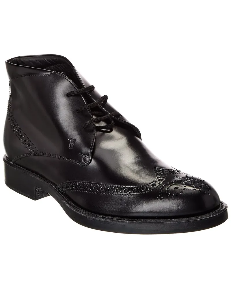 TOD'S TOD’s Leather Bootie Black