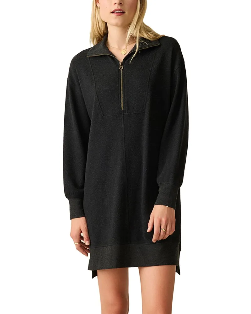 Faherty Legend Quarter Zip Dress Nocolor