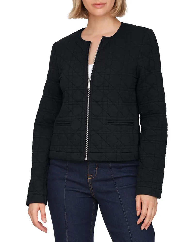 Bagatelle Quilted Jacket Blue
