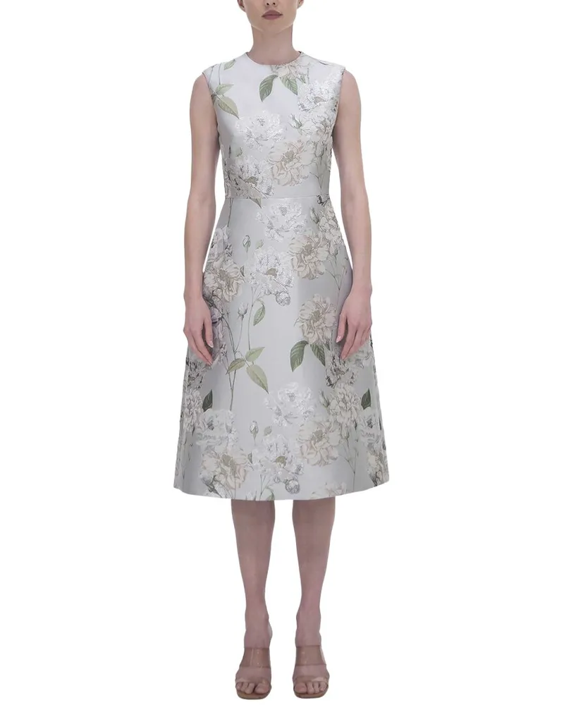 Reem Acra Jacquard Sheath Dress Nocolor