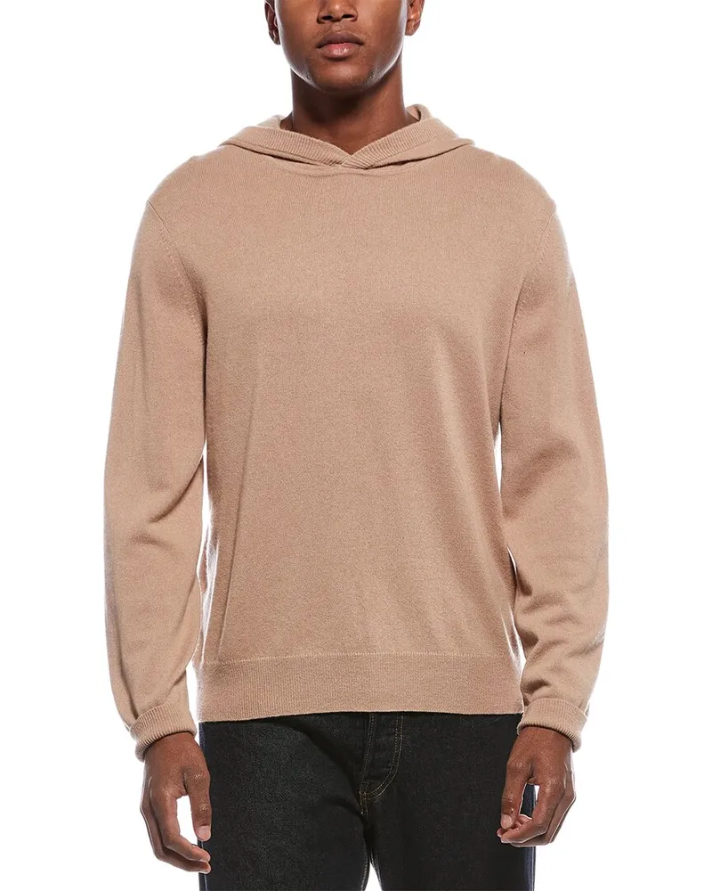 Theory Hilles Cashmere Hoodie Brown