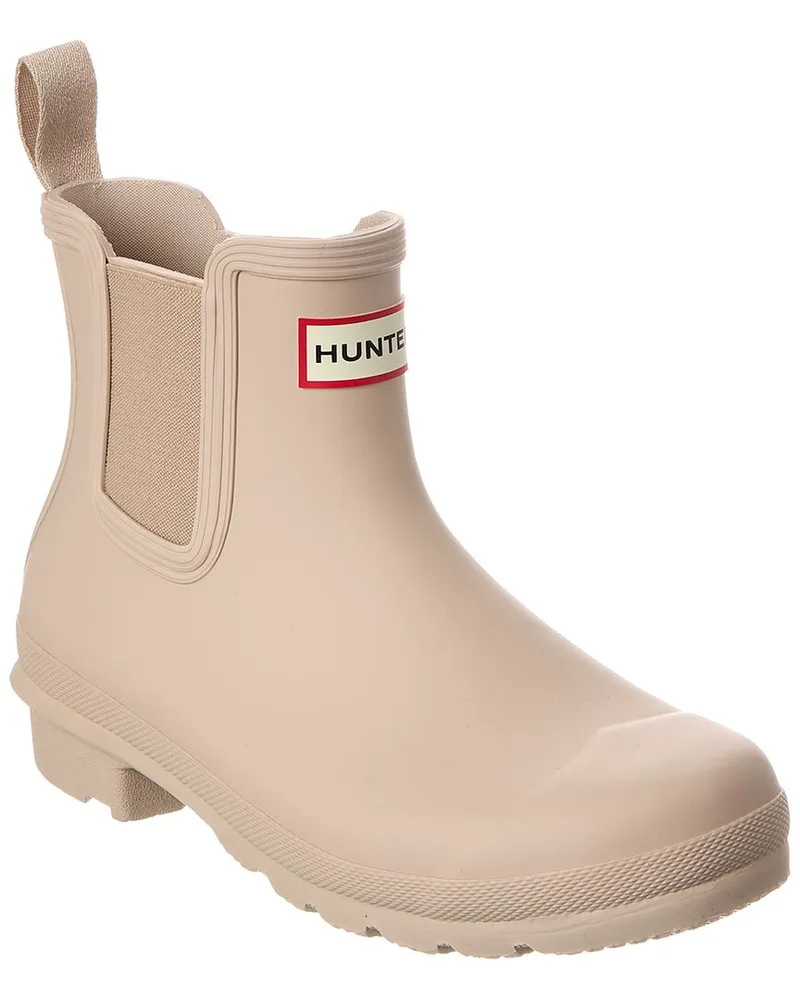 Hunter Original Chelsea Bootie Beige