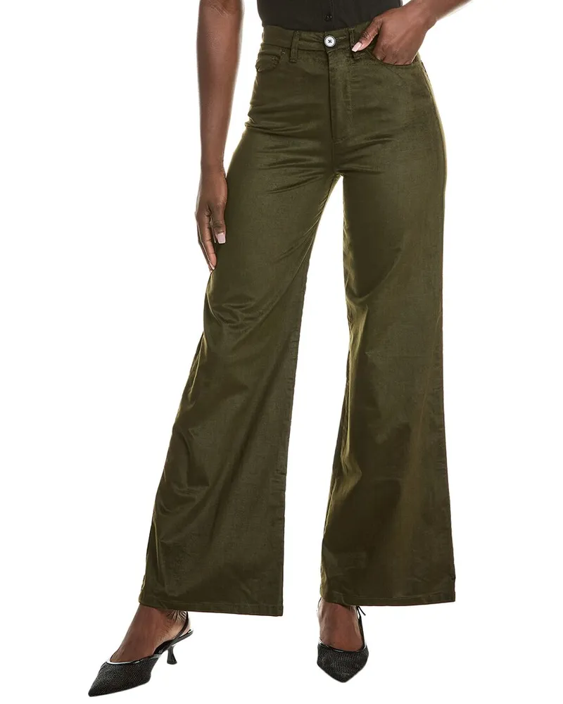 Officine Generale Officine Generale Romy 5-Pocket Stretch Velvet Pant Green