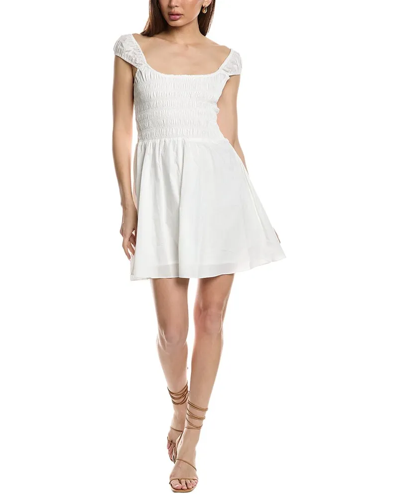 Faithfull The Brand Lene Mini Dress White