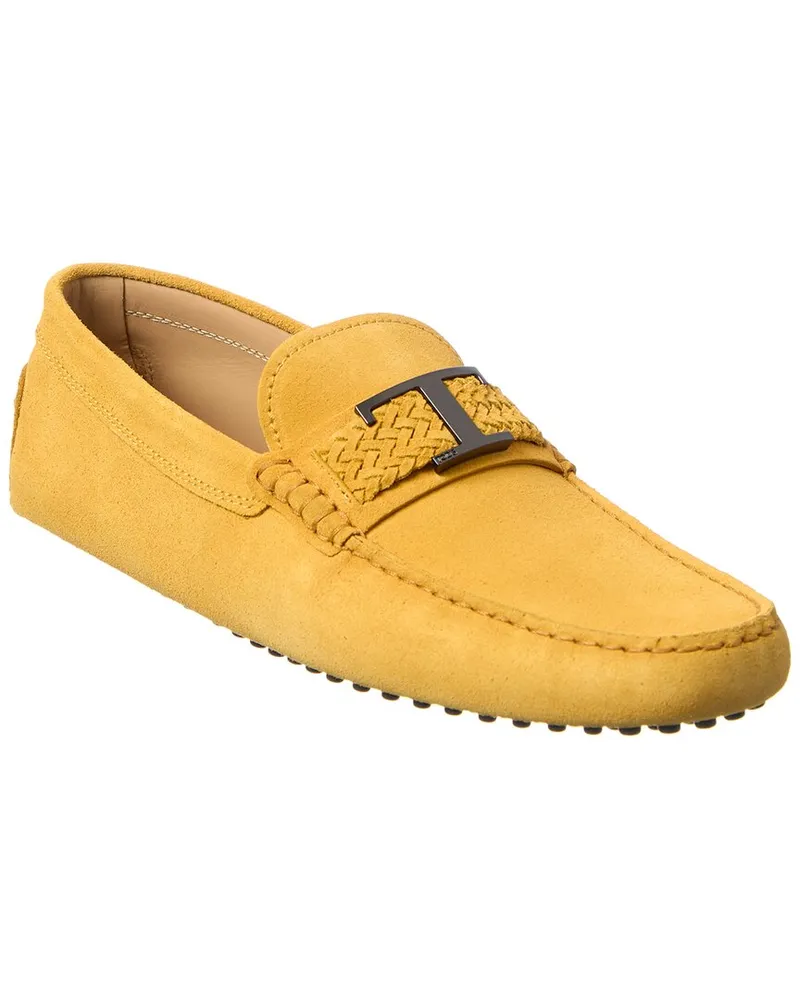 TOD'S TOD’s Gommini Suede Loafer Yellow