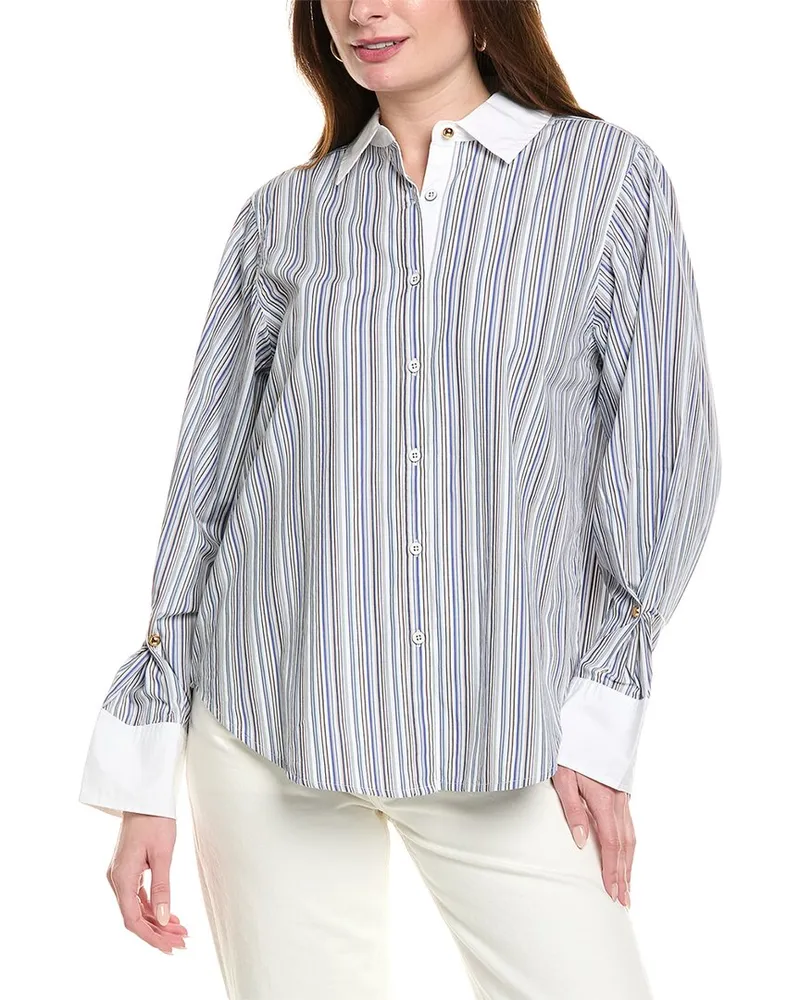 Derek Lam Wesley Shirt Blue