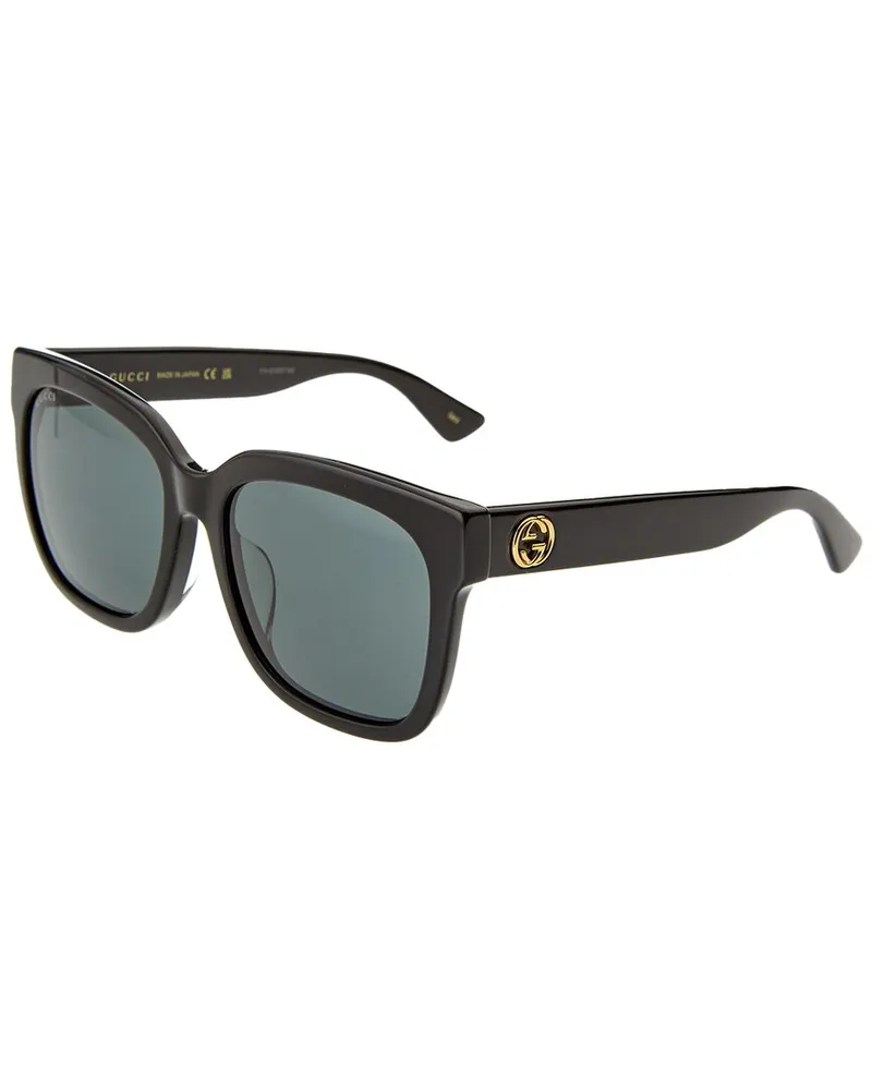 Gucci Women's GG0034SAN 55mm Sunglasses Black