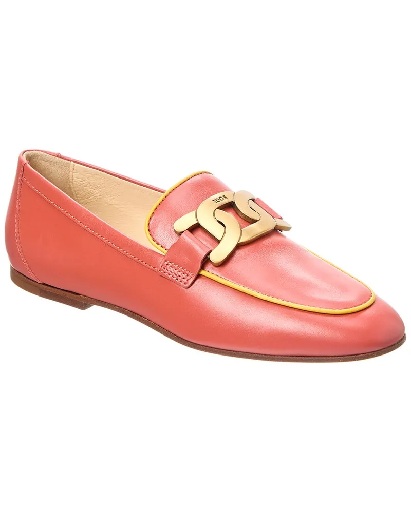 TOD'S TOD’s Cuoio Leather Loafer Pink
