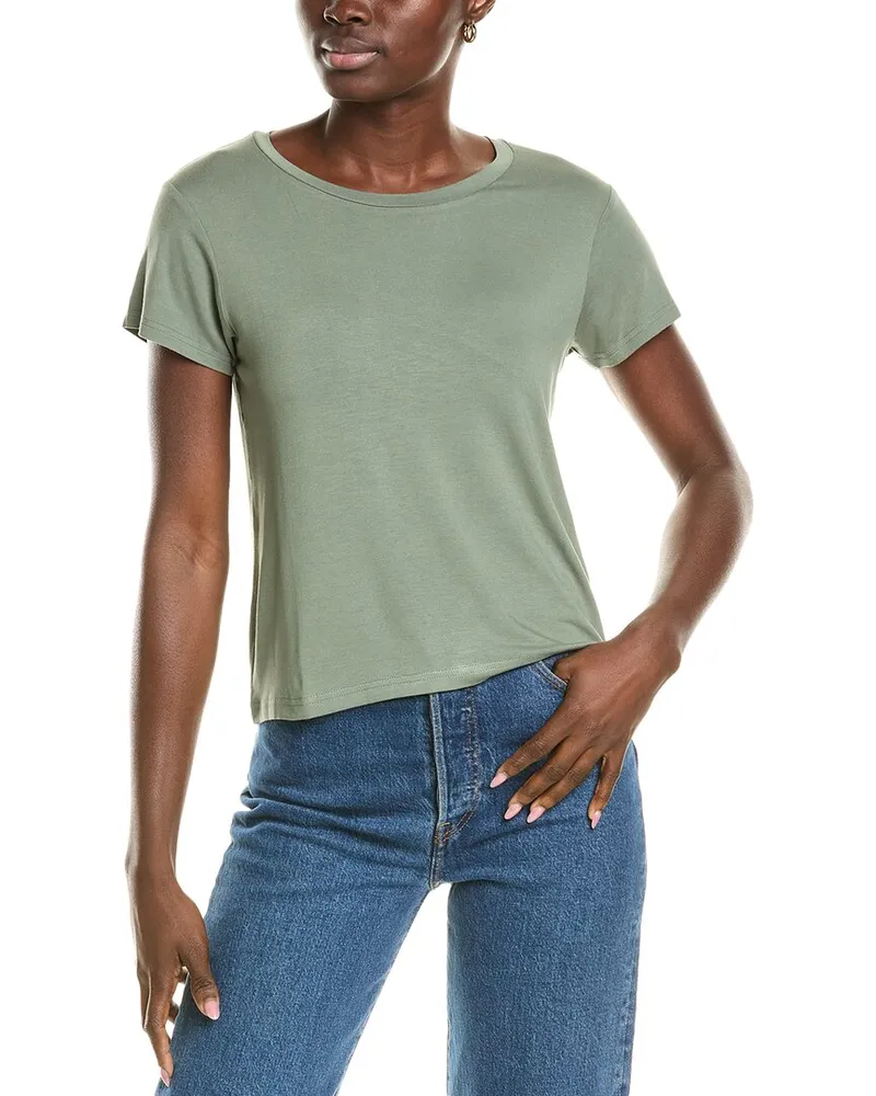 Splendid Knit T-Shirt Green