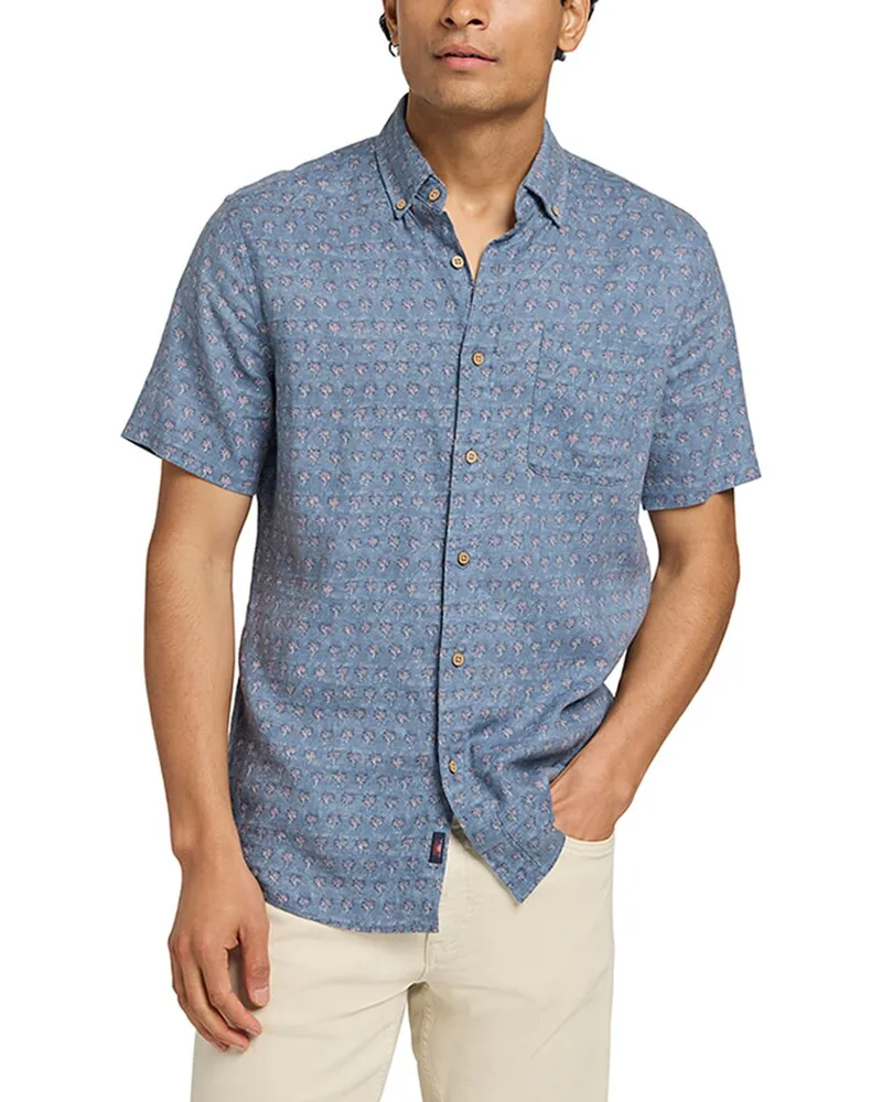 Faherty Breeze Linen-Blend Shirt Nocolor