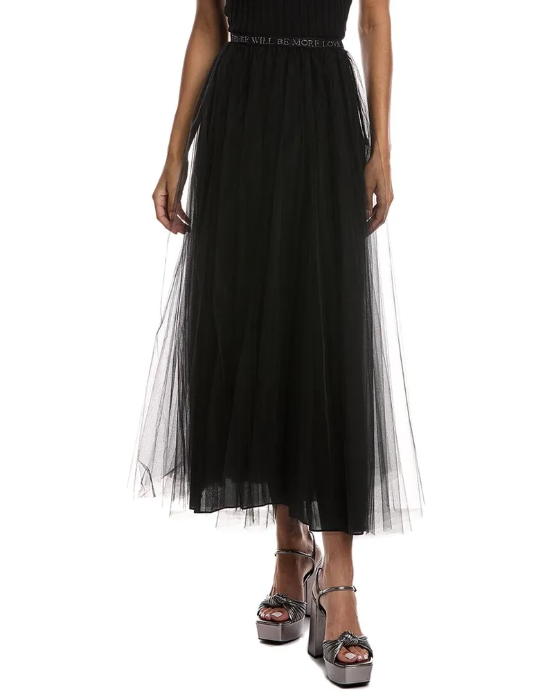 Valentino Garavani Tulle Skirt Black
