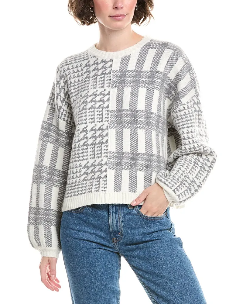 Splendid Elliott Wool-Blend Sweater Grey