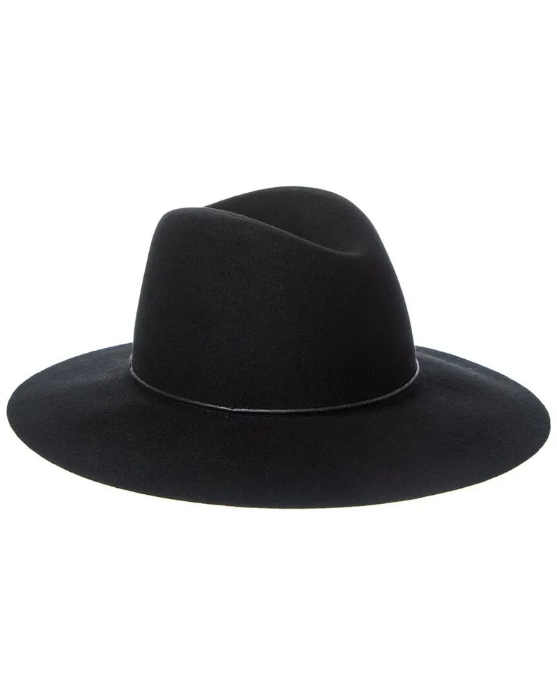 Bruno Magli Wool Felt Fedora Black