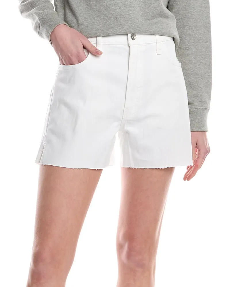 Rag & Bone Retro Cut Off White Short White