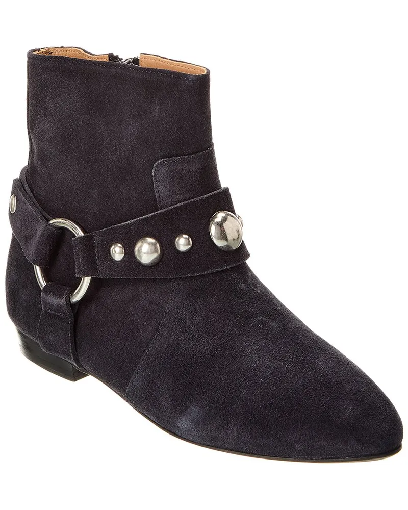 Isabel Marant Siago Suede Bootie Black