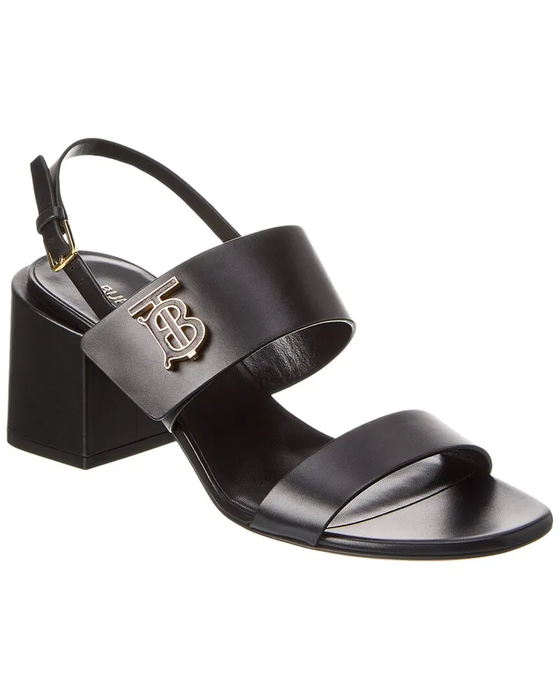 Burberry Motif Monogram Leather Sandal Nocolor