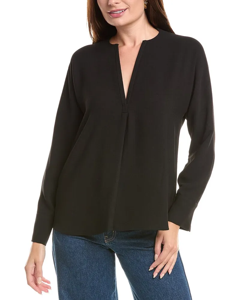 Vince Dolman Sleeve Blouse Black