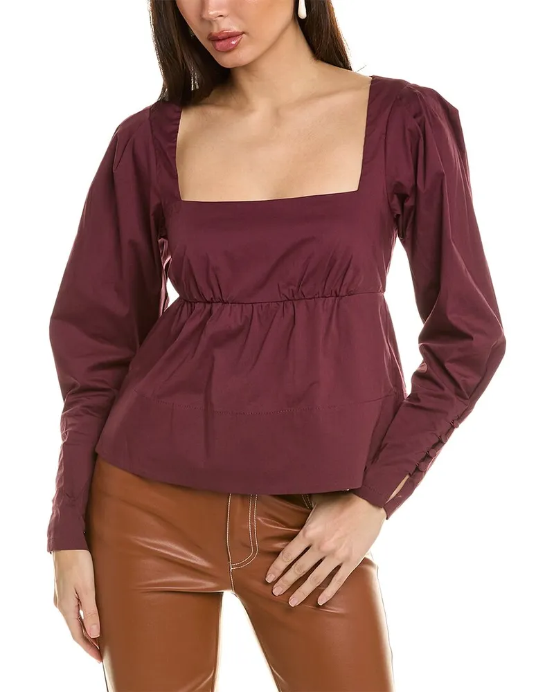 STAUD Peggy Top Purple