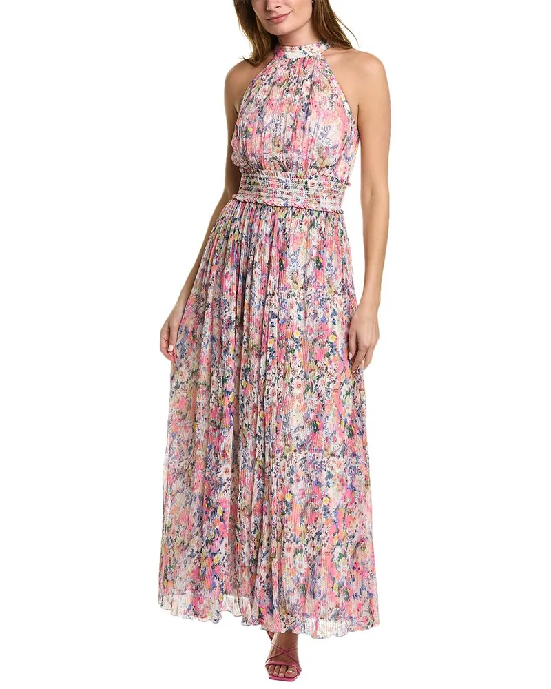 ROCOCO SAND Pleated Maxi Dress Pink