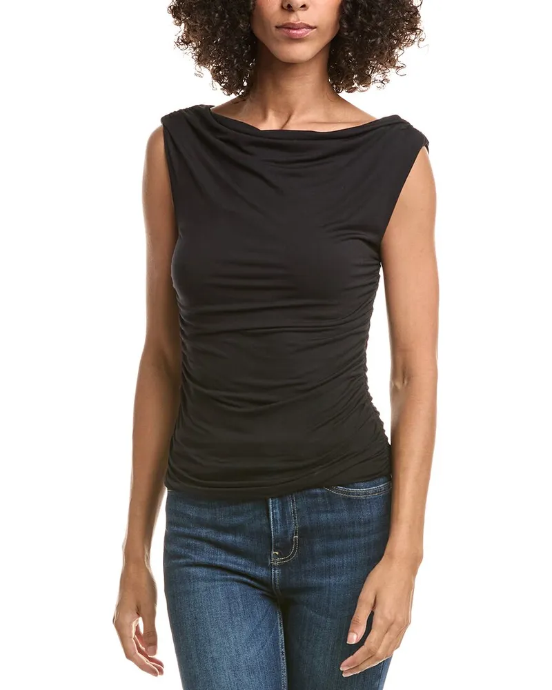 Rag & Bone Luca Scoop Top Black
