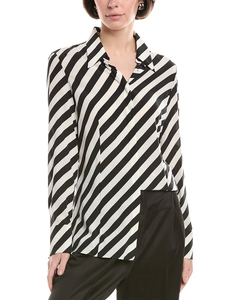 Akris Silk-Blend Blouse Black