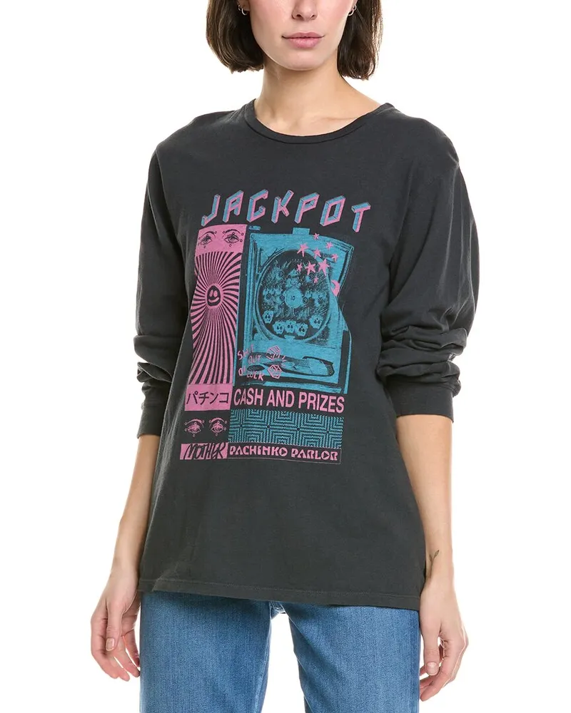 Mother Rowdy T-Shirt Black