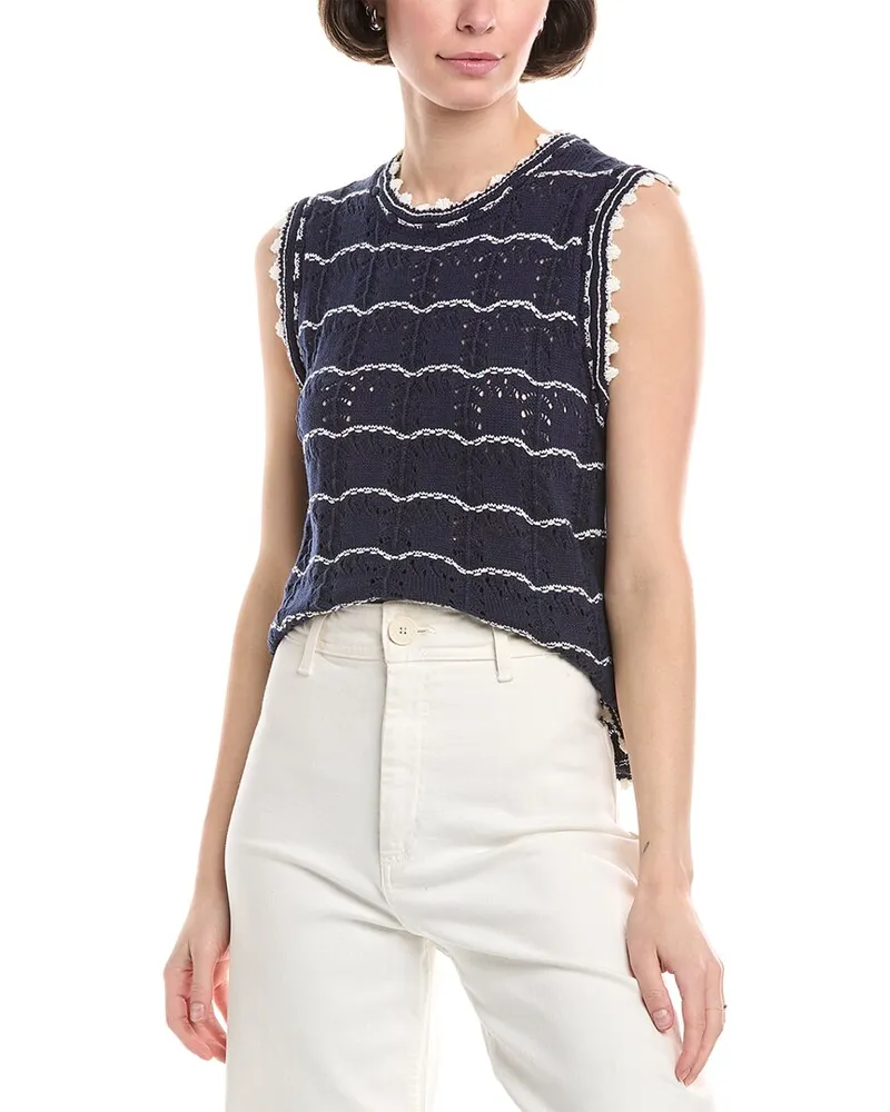 Sam Edelman Willa Sweater Tank Blue