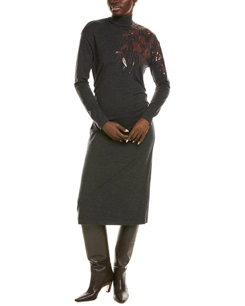 Brunello Cucinelli Wool-Blend Sweaterdress Nocolor