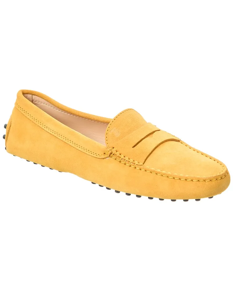 TOD'S TOD’s Gommino Suede Loafer Yellow