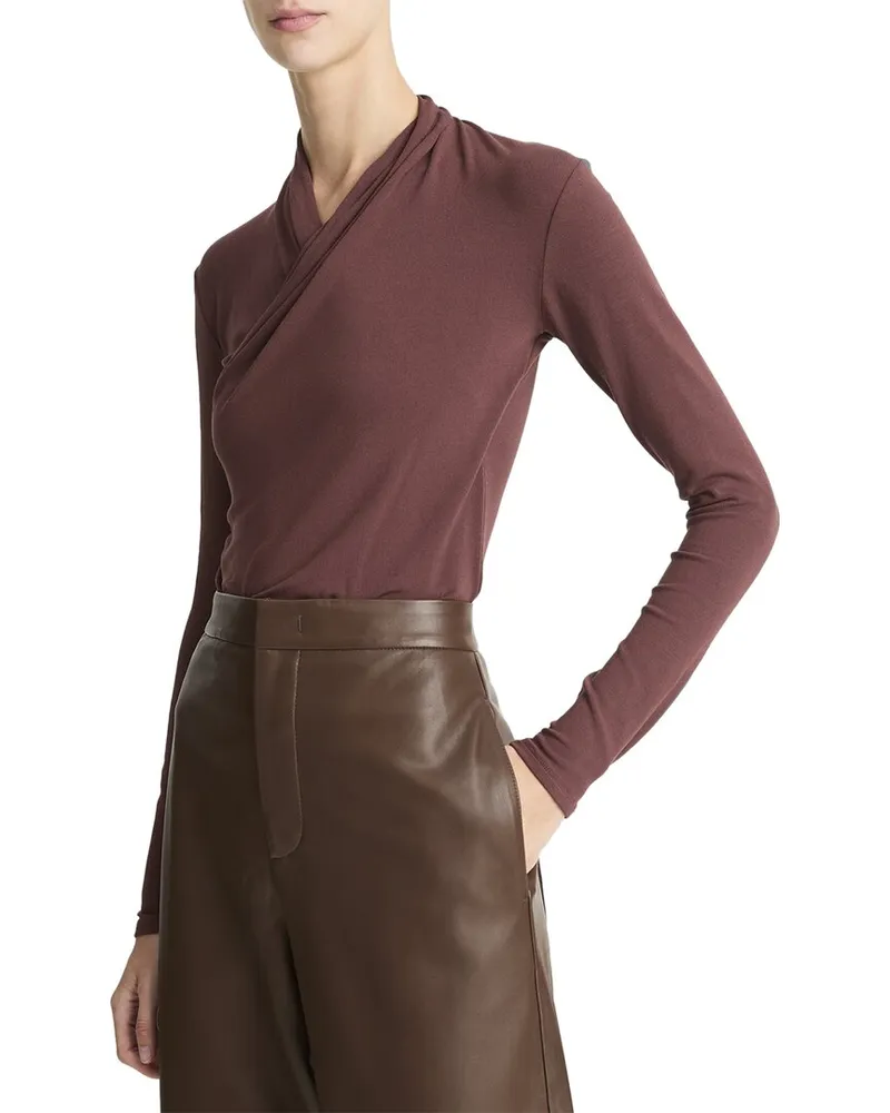 Vince Fixed Wrap Top Nocolor