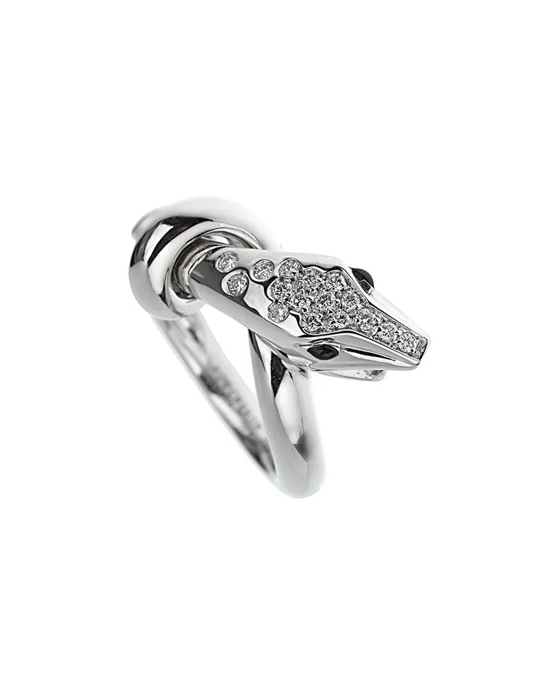 Boucheron 18K 0.30 ct. tw. Diamond Kaa Snake Ring (Authentic Pre-Loved Nocolor