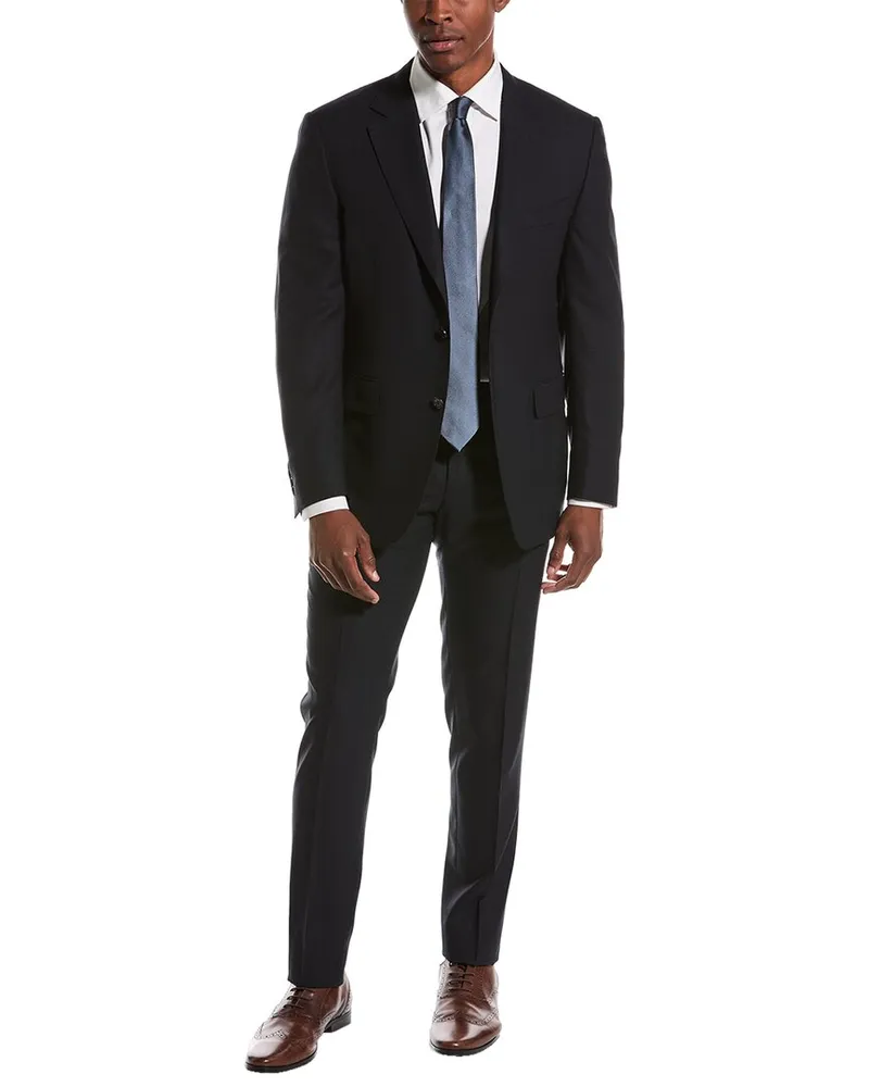 Canali 2pc Wool Suit Blue