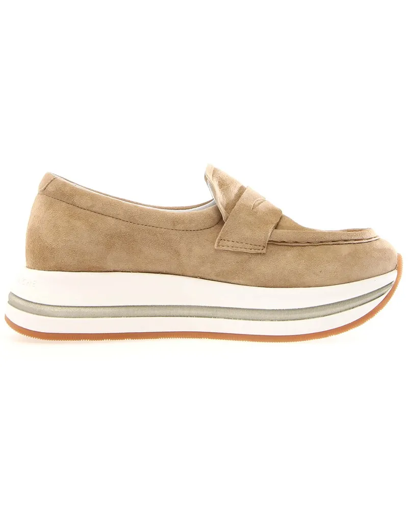 Voile Blanche Merry Leather Loafer Brown