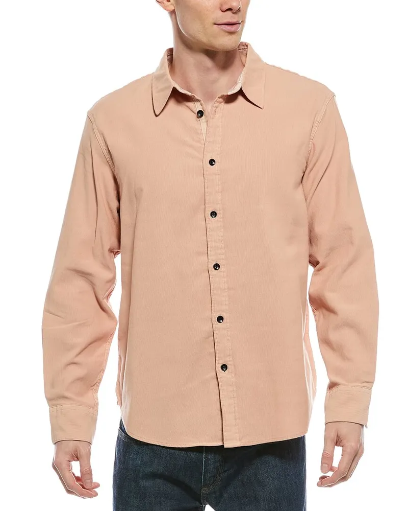 Rag & Bone Finch Corduroy Shirt Pink