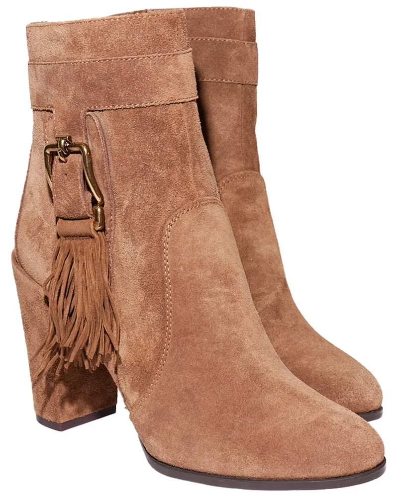 TOD'S TOD’s Fringe Suede Boot Brown