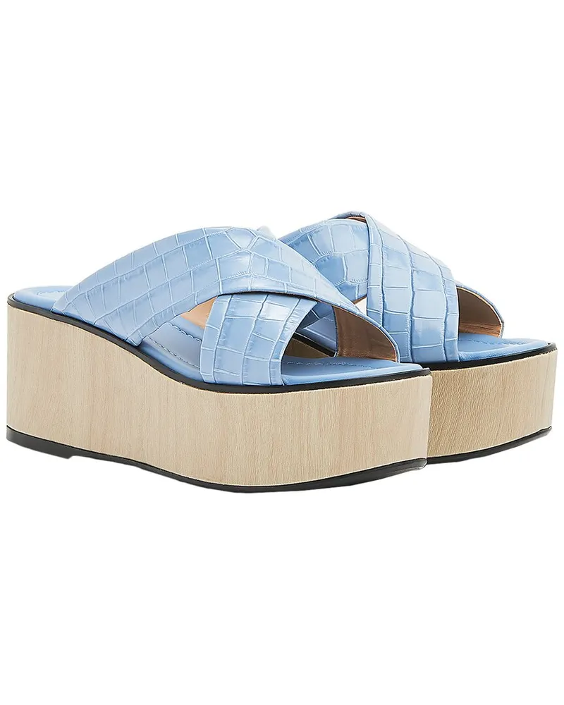 L.K.Bennett  Sandra Leather Wedge Sandal Nocolor